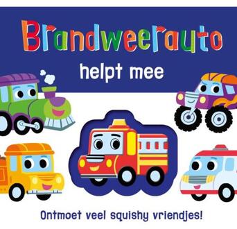 Rebo Productions 3D voelboek  -   Brandweerauto helpt mee - 3D voelboek