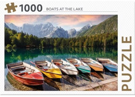 Rebo Productions Boats at the Lake legpuzzel 1000 stukjes
