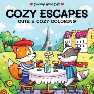 Rebo Productions Cozy Escapes - Cute & Cozy Coloring