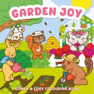 Rebo Productions Garden Joy - Comfy & Cosy Colouring Book