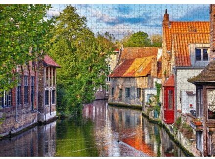 Rebo Productions legpuzzel Brugge 68 x 48,5 cm 1000 stukjes