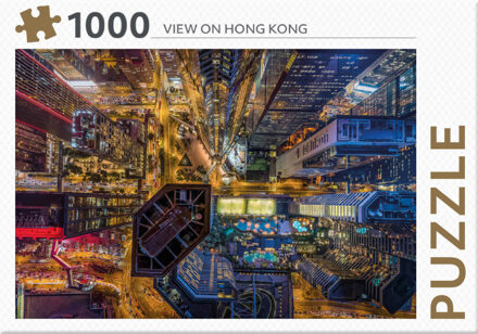 Rebo Productions legpuzzel Hong Kong karton 1000 stukjes