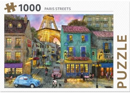 Rebo Productions legpuzzel Paris Streets 66 x 47 cm 1000 stukjes