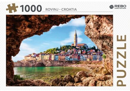 Rebo Productions legpuzzel Rovinj - Croatia karton 1000 stukjes