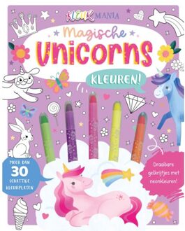 Rebo Productions Magische Unicorns Kleuren! - Kleurmania - Millie Monaghan