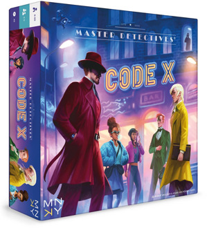 Rebo Productions Master Detectives Code X - Bordspel