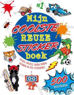 Rebo Productions Mijn Coolste Reuzestickerboek - Reuzestickerboeken - Claire Sipi