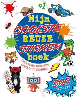 Rebo Productions Mijn Coolste Reuzestickerboek - Reuzestickerboeken - Claire Sipi