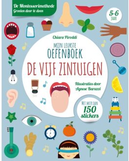 Rebo Productions Mijn Leukste Oefenboek De Vijf Zintuigen - Chiara Piroddi