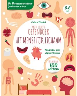 Rebo Productions Mijn Leukste Oefenboek Het Menselijk Lichaam - Chiara Piroddi