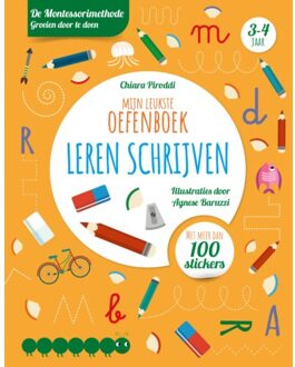Rebo Productions Mijn Leukste Oefenboek Leren Schrijven - Chiara Piroddi