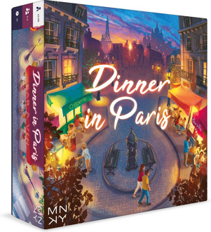 Rebo Productions Rebo Rebo spel: Dinner in Paris - Bordspel. 10+