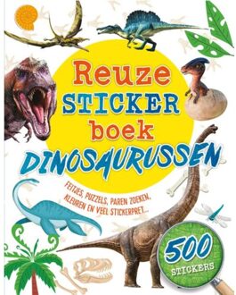 Rebo Productions Reuzestickerboeken  -   Reuzestickerboek Dinosaurussen