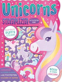 Rebo Productions Stickerplezier Activiteitenboek Unicorns - Hannah Campling