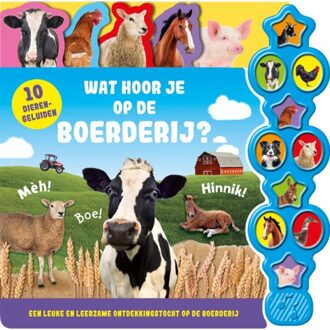 Rebo Productions Wat Hoor Je Op De Boerderij - Geluidenboek