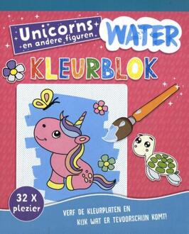 Rebo Productions Waterkleurblok Unicorns - Waterkleuren