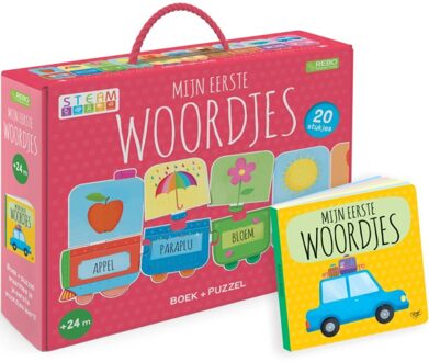 Rebo Woordjes - boek + puzzeltrein