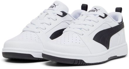 Rebound V6 Lo Sneakers Junior wit - zwart - 36