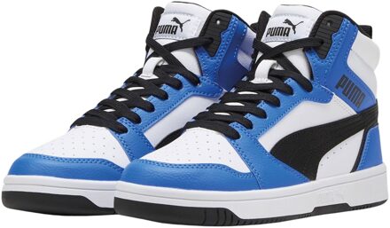 Rebound V6 Mid Sneakers Junior blauw - wit - zwart - 39