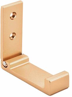 Recableght Aluminium Kapstok Opvouwbare Badkamer Handdoek Haak Kleding Zwart Gewaad Kapstokken Voor Muur Keuken Slaapkamer Hanger glod