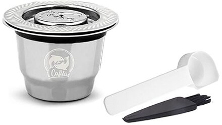 Recargables Koffie Filter Espresso Capsulas Rvs Nespresso Hervulbare Capsule Herbruikbare Voor Nespresso Coffe Filter Pod