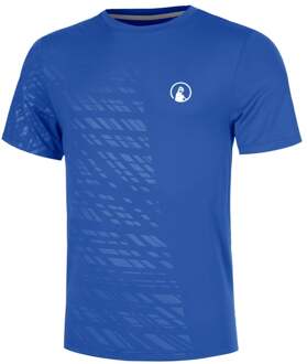 Receiver Embossed T-shirt Heren blauw - M