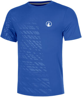 Receiver Embossed T-shirt Heren blauw - XL