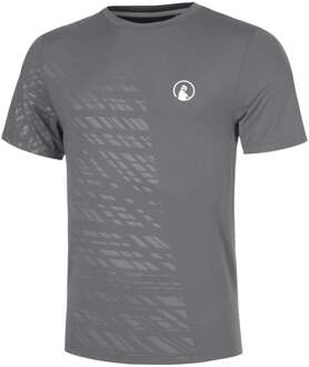 Receiver Embossed T-shirt Heren grijs - L