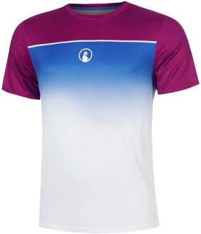 Receiver Faded T-shirt Jongens-berry, wit bes - 104,116,128,140,152,164