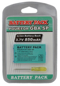 Rechargeable 3.7V 850mAh Li-ion Power Pack Tool Pack Kit for Gameboy Advance SP Battery Pack for GBA SP