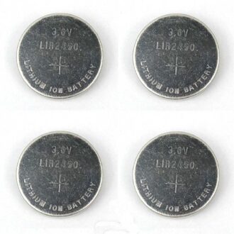 Rechargeable LIR2450 3.6V 130mAh Li-ion Coin Cell Button Battery cmos battery