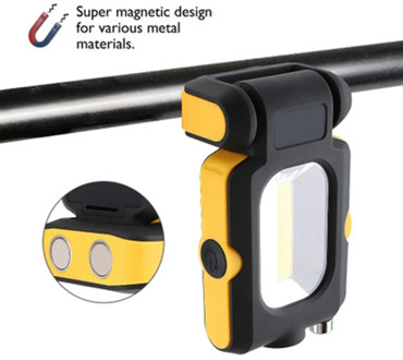 Rechargeable Work Light Mode Magnetic Ultra Bright COB LED Torch Inspection Lamp