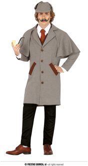 Rechercheur Kostuum Charles Zilver - Grijs