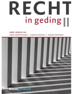 Recht in geding II - Boek Boom uitgevers Den Haag (9462902445)