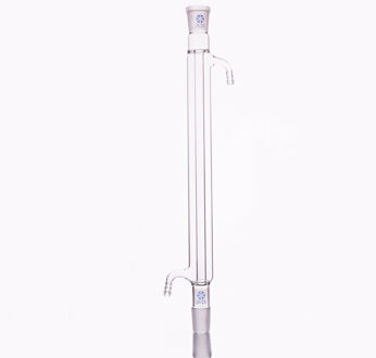 Rechte Condensor 400 Mm/24*2, Condensatie Lengte 400 Mm, condensor Liebig Met Gesmolten Binnenband, Standaard Grond Mond 24/29