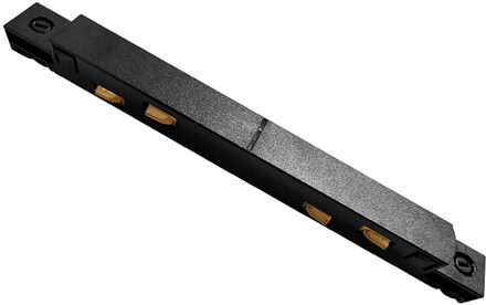 Rechte Connector - Doorverbinder - Brinton Magni - 48V Magnetische Track Rails - Zwart
