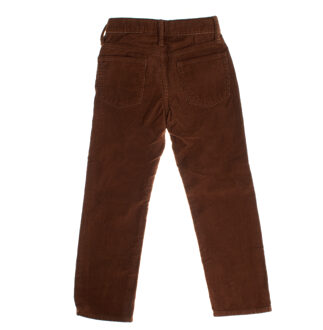 Rechte corduroy broek 428437 jongen Bruin