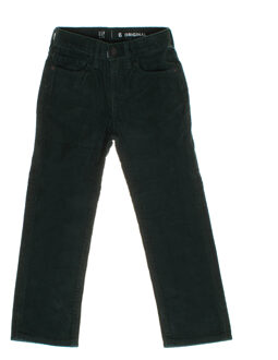 Rechte corduroy broek 428437 jongen Groen