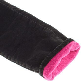 Rechte fleece gevoerde jeans 502061 meisjes - maat Zwart
