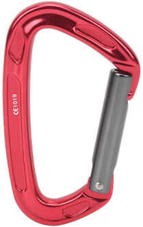 Rechte Gate Karabijnhaak Outdoor D-Vormige Auto-Locking Gate Karabijnhaak Rock Klimmen Veiligheid Karabijnhaak Rugzak Gesp Sleutelhanger