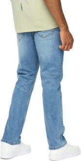 Rechte Jeans Heren Janstar (Stone Wash) Navy/blauw - 38 Lang