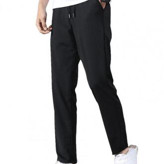 Rechte Negende Broek Ice Cool Losse Mannen Broek Mode Zomer Mid Rise Heren Sport Broek Training Sport Broek Gym broek