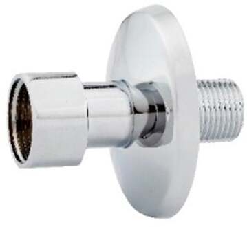 Rechte verbindingsstuk, 1/2"ET x 3/4"IT, met rozet (2x) - 986262555