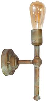 Rechte wandfakkel 3106 antiek-messing