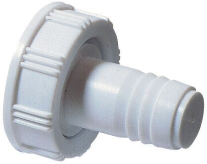 Rechte Wasmachine-aansluiting Wit