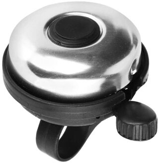 Rechterhand Fiets Bell Aluminium Luid Scherpe Helder Geluid Volwassenen Kids Ringer @ XP400618 zilver