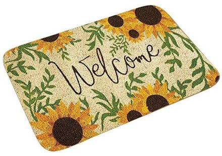 Rechthoek Antislip Deur Mat Slaapkamer Keuken Entree Decoratieve Print Flanel Vloermat Deurmatten Badkamer Deur Vloermat #25