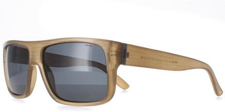 Rechthoek Heren Beige Bewolkt Demi Blauw Gepolariseerd B2130 - maat Bruin