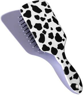 Rechthoek Hoofd Anti-Statische Ontklitter Borstel Luipaard Luchtkussen Massage Kam K1KB