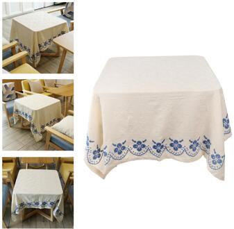 Rechthoek Tafelkleed Eetkamer Bloemen Tafel Dekken Party Home Kitchen Decor Beige